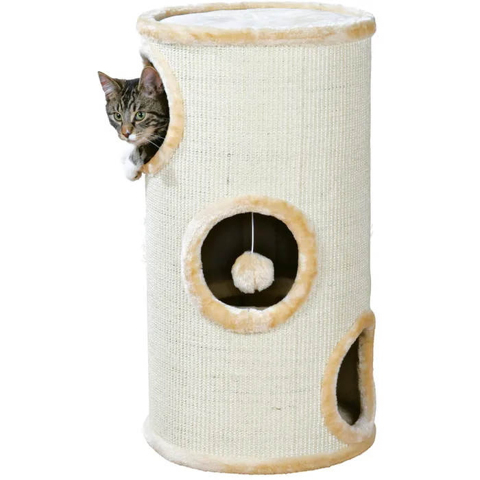 Hlavný obrázok produktu Obytný sisalový válec pro kočky 36cm/70cm - béžový