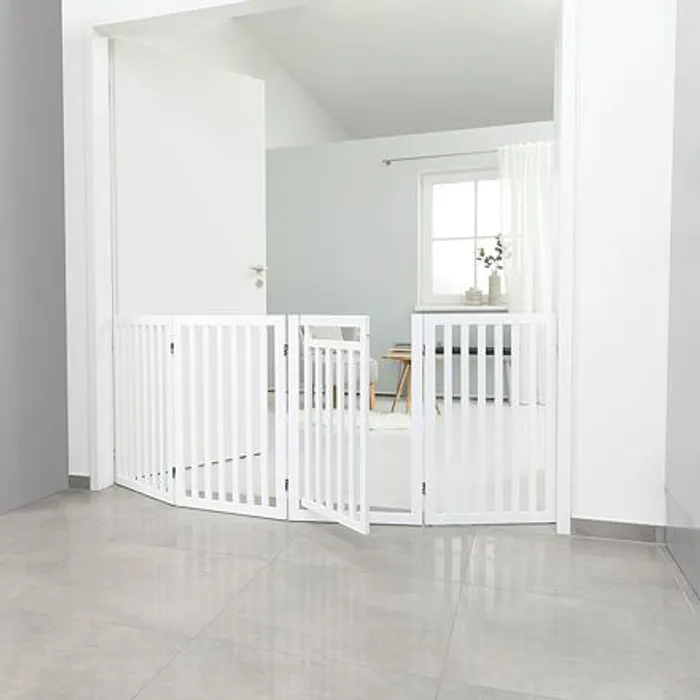 Hlavný obrázok produktu Ochranná bariéra s otvíracími dvířky 60-160 x 81 cm bílá