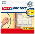 Ochranné nárazníky Protect® 57899, biela, 10 mm x 10 mm TESA