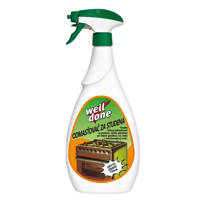 Hlavný obrázok produktu Odmašťovací sprej, 750 ml, WELL DONE