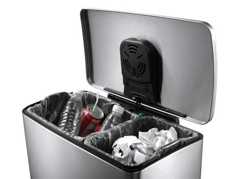 Hlavný obrázok produktu Odpadkový koš "Eko", nášlapný pedál, nerez, matný, 46l, VEPA BINS