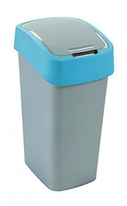 Hlavný obrázok produktu Odpadkový koš, modrá/šedá, na tříděný odpad, 50 l, CURVER