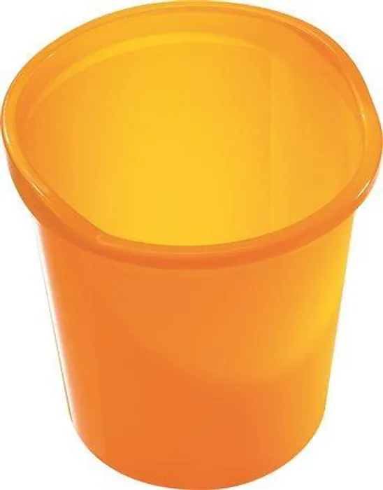 Hlavný obrázok produktu Odpadkový koš, oranžový, průsvitný, 13l, HELIT