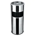 Ďalší obrázok produktu Odpadkový kôš s popolníkom, kovový, inox