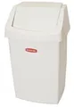 Odpadkový kôš, s výklopným vekom, 25 l, CURVER Click-it biely