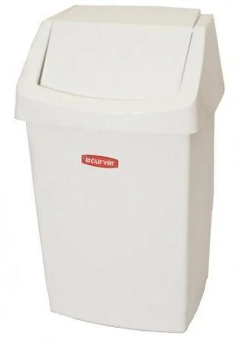 Hlavný obrázok produktu Odpadkový koš, s výklopným víkem, 25 l, CURVER "Click-it" bílý