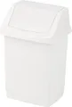 Odpadkový kôš, s výklopným vekom, 50 l, CURVER Click-it biely