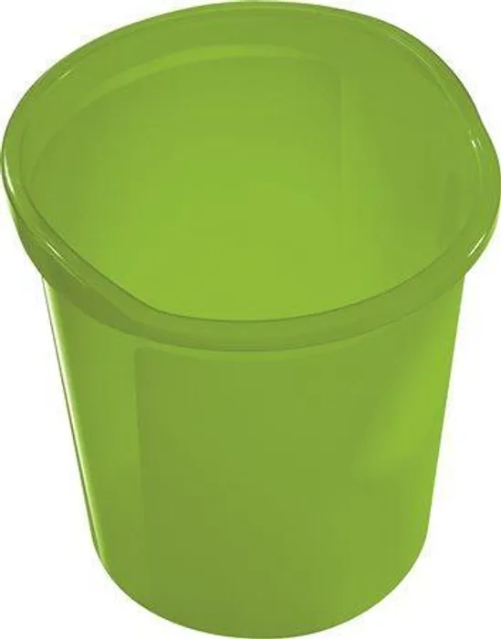 Hlavný obrázok produktu Odpadkový koš, zelený, průsvitný, 13l, HELIT