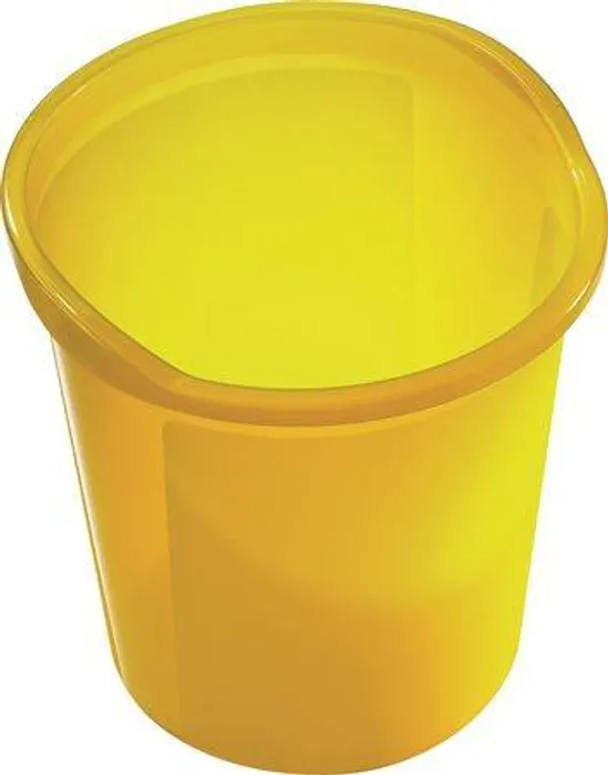 Hlavný obrázok produktu Odpadkový koš, žlutý, průsvitný, 13l, HELIT