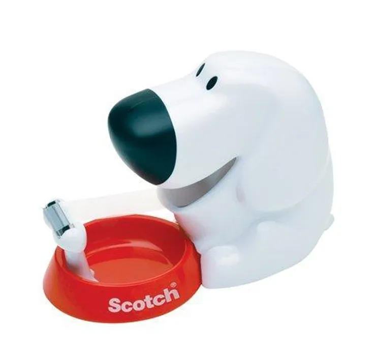 Hlavný obrázok produktu Odvíječ na lepící pásku, s páskou, 3M SCOTCH "Dog"