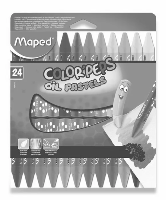 Hlavný obrázok produktu Olejové pastely Maped Color'Peps Oil Pastels 24 barev