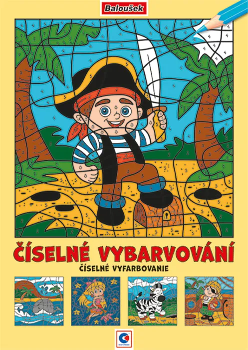 Hlavný obrázok produktu Omalovánka A4 - Číselné vybarvování