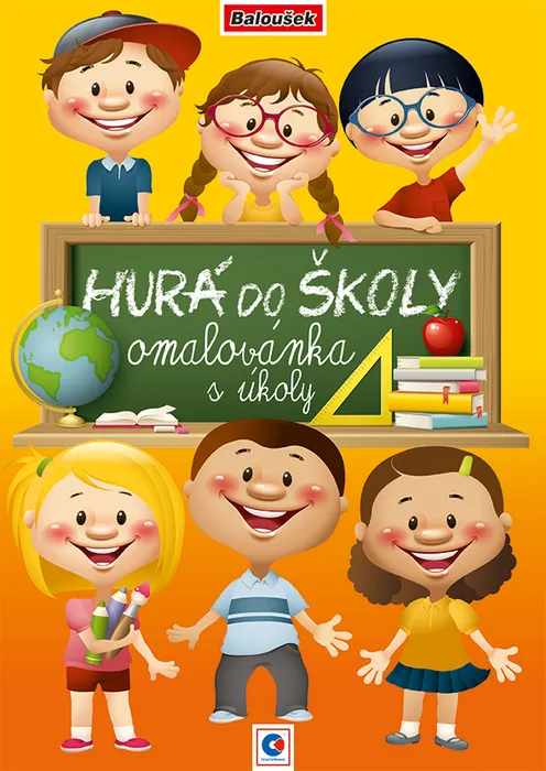 Hlavný obrázok produktu Omalovánka A4 - Hurá do školy