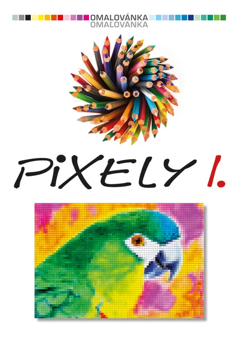 Hlavný obrázok produktu Omalovánka A4 - PIXELY I.