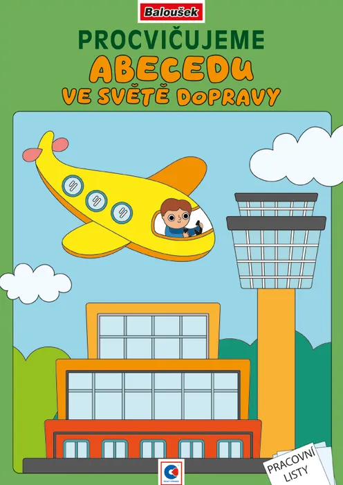 Hlavný obrázok produktu Omalovánka A4 - Procvičujeme abecedu - Ve světě dopravy