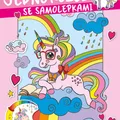 Ďalší obrázok produktu Omaľovánka - A4 - so samolepkami - Jednorožce