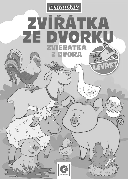 Hlavný obrázok produktu Omalovánka A5 - Zvířátka ze dvorku