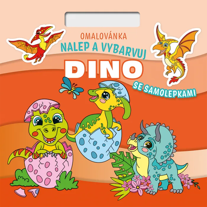 Hlavný obrázok produktu Omalovánka Nalepuj a vybarvuj! Dino