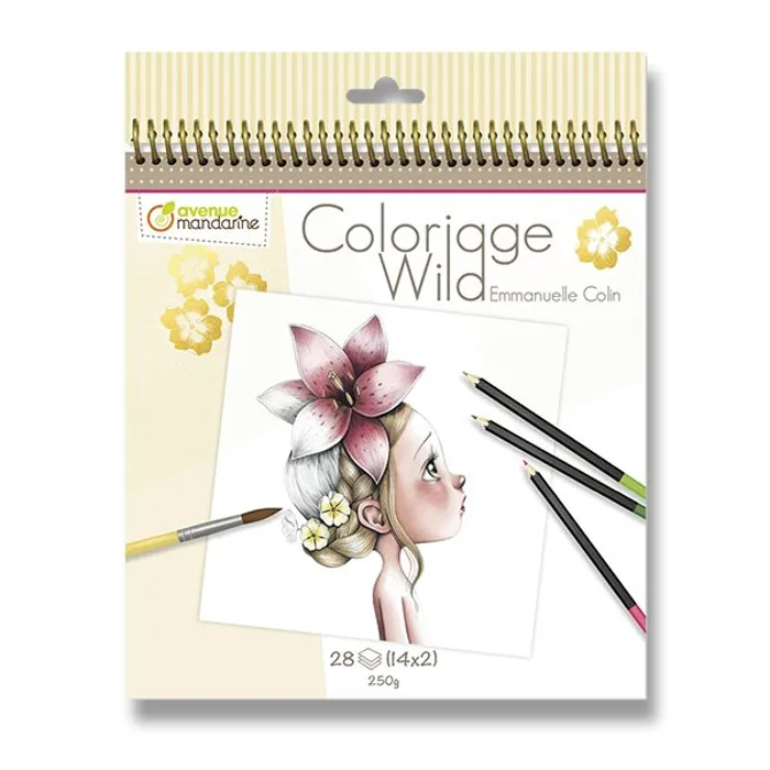 Hlavný obrázok produktu Omalovánky Avenue Mandarine Coloriage Wild typ 1