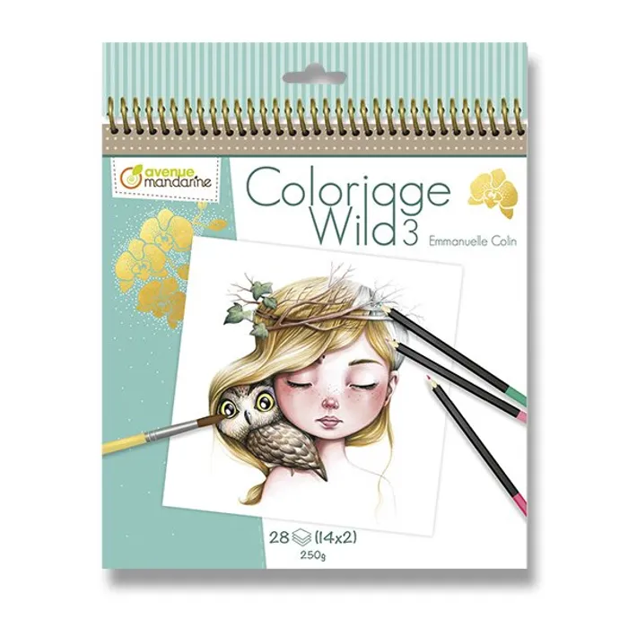 Hlavný obrázok produktu Omalovánky Avenue Mandarine Coloriage Wild typ 3