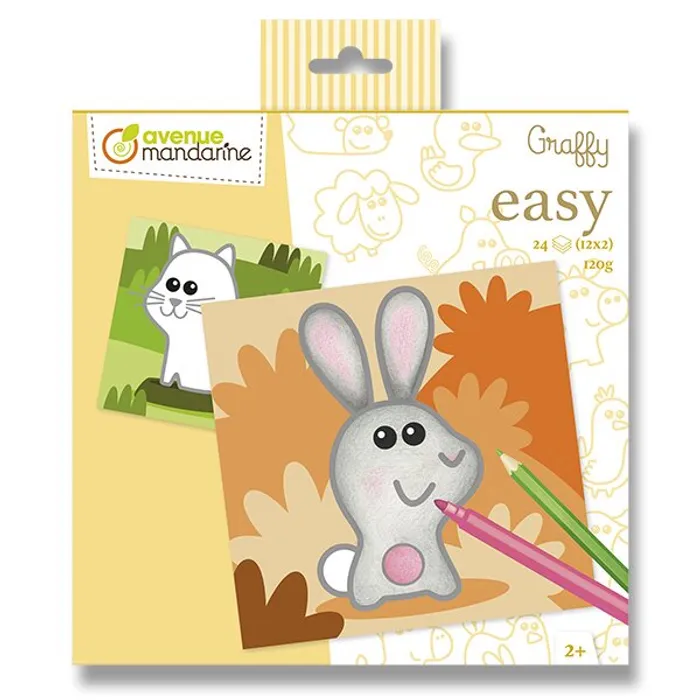 Hlavný obrázok produktu Omalovánky Avenue Mandarine Graffy Easy Farma