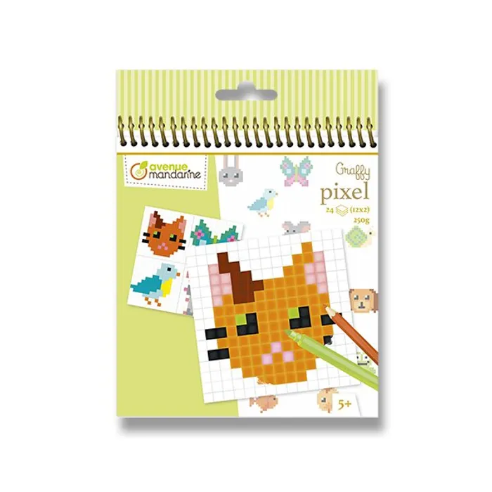 Hlavný obrázok produktu Omalovánky Avenue Mandarine Graffy Pixel Domácí zvířátka