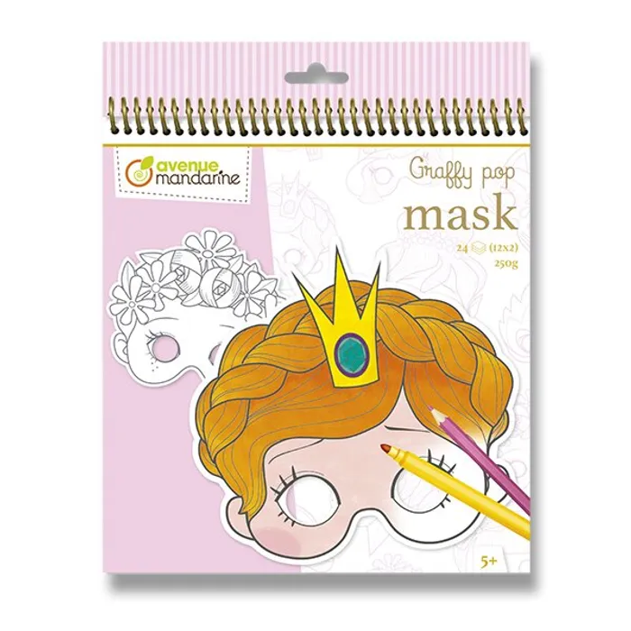 Hlavný obrázok produktu Omalovánky Avenue Mandarine Graffy Pop Mask pro holky