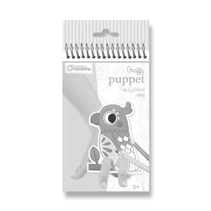 Hlavný obrázok produktu Omalovánky Avenue Mandarine Graffy Puppet Domácí zvířátka