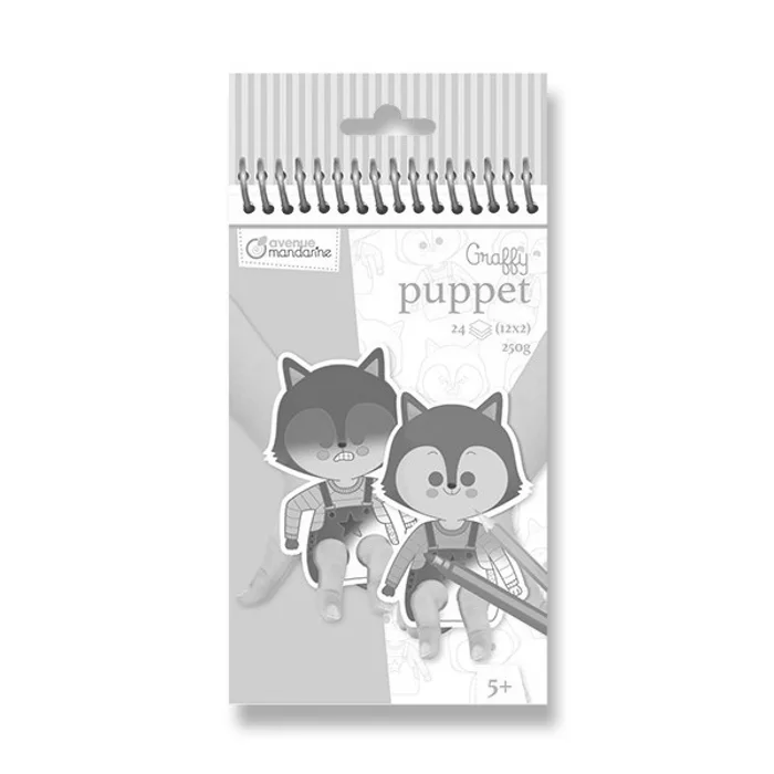 Hlavný obrázok produktu Omalovánky Avenue Mandarine Graffy Puppet Emoce