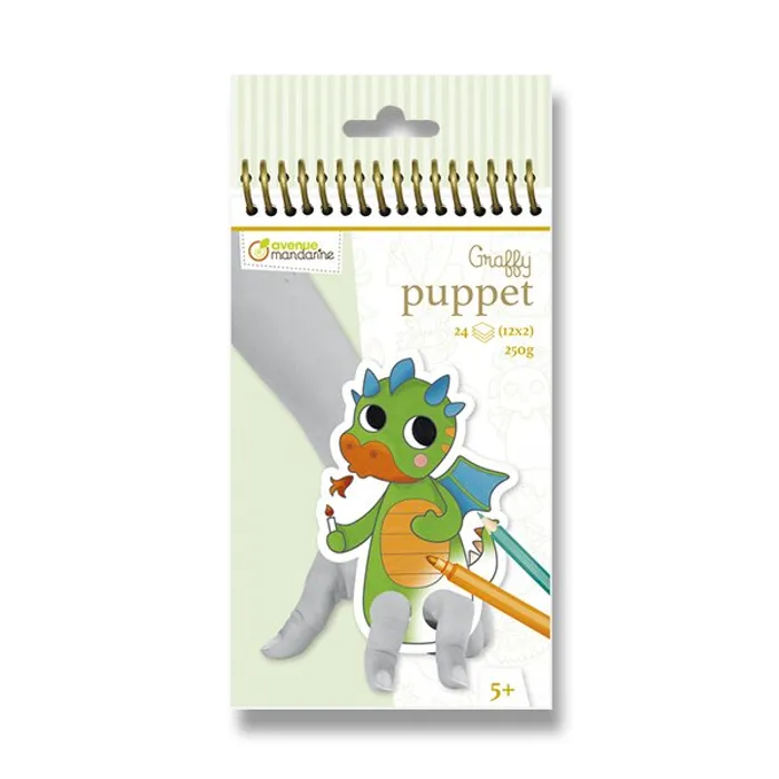 Hlavný obrázok produktu Omalovánky Avenue Mandarine Graffy Puppet Pohádková zvířátka