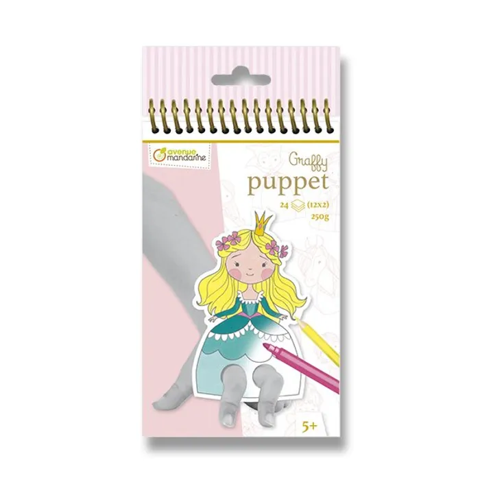 Hlavný obrázok produktu Omalovánky Avenue Mandarine Graffy Puppet Princezny