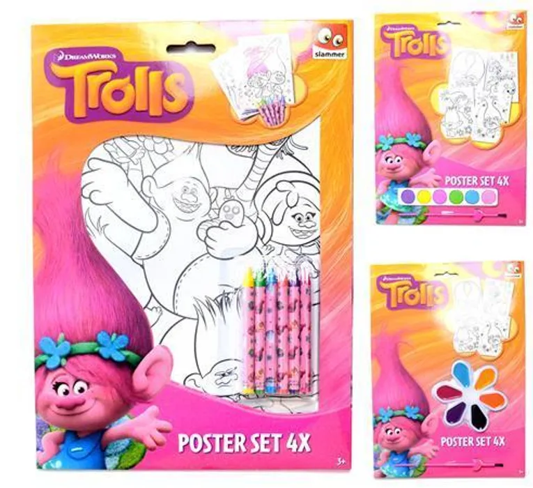 Hlavný obrázok produktu Omalovánky "Trolls", sada, CANENCO