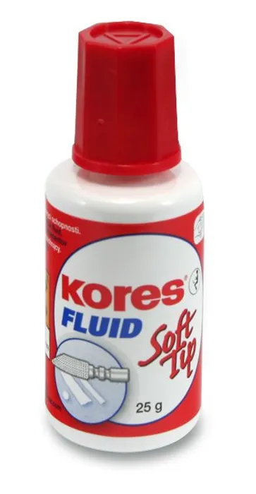 Hlavný obrázok produktu Opravný lak Kores Fluid Sof houbička, 25 g