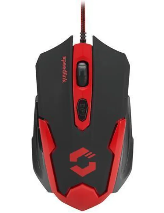 Hlavný obrázok produktu Optická kabelová myš "Xito", černo-červená, USB, herní, SPEEDLINK