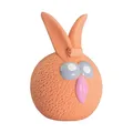 Ďalší obrázok produktu Oranžová lopta zajačik so zvukom 5 cm, latex, HipHop