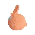 Ďalší obrázok produktu Oranžová lopta zajačik so zvukom 5 cm, latex, HipHop