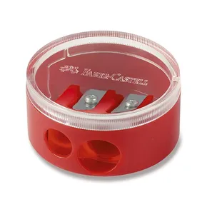 Strúhatko Faber-Castell so zásobníkom 2 otvory, mix farieb