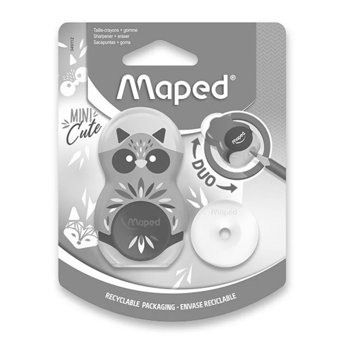 Hlavný obrázok produktu Ořezávátko Maped Loopy Mini Cute 1 otvor, blistr, mix motivů