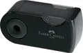Ořezávátko Sleeve Mini se zásobníkem černá Faber Castell 182710