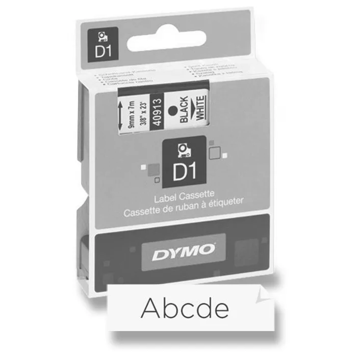 Hlavný obrázok produktu Originální polyesterové pásky Dymo pro štítkovače LabelManager černá / transparentní