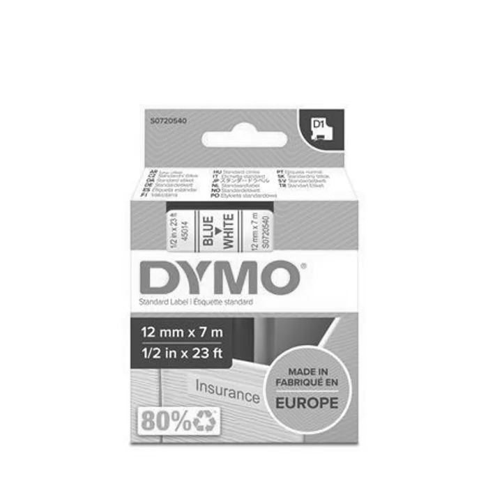 Hlavný obrázok produktu Originální polyesterové pásky Dymo pro štítkovače LabelManager modrá / bílá