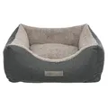 Ďalší obrázok produktu Ortopedický pelech BENDSON s okrajom, 115 x 105 cm, tmavošedá/svetlo-šedá - DOPREDAJ