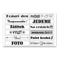 Ďalší obrázok produktu Otočná pečiatka s nápismi Aladine ROLL Stamp Cestovný denník