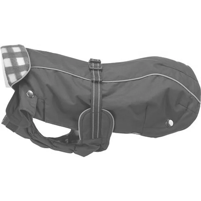Hlavný obrázok produktu Outdoorový kabátek ROUEN 2v1, střih buldok, černá/modrá S:38cm, hruď:44-74cm, krk:46-52cm