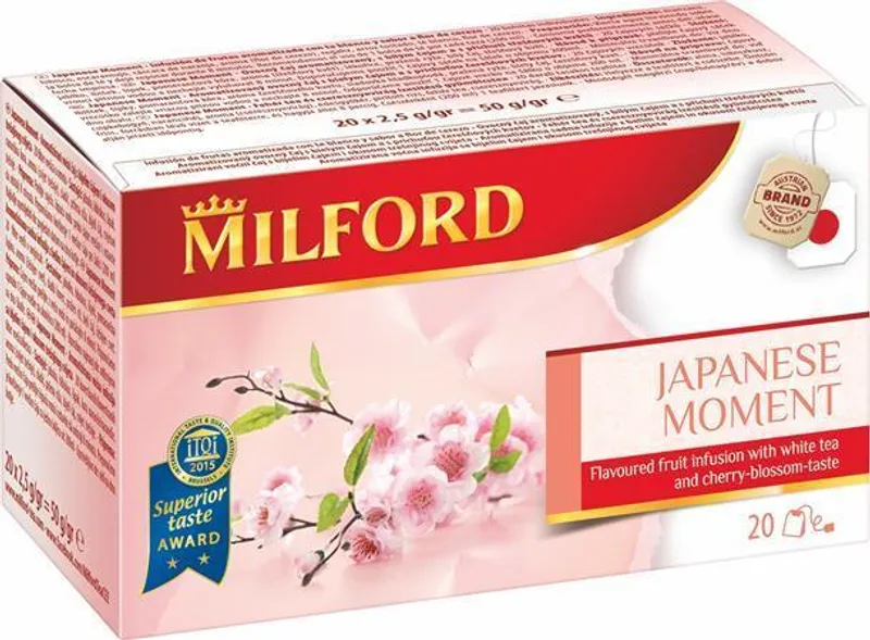 Hlavný obrázok produktu Ovocný čaj "Japanese Moment", 20x2,5 g, MILFORD