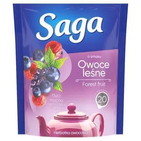Ovocný čaj, lesné ovocie, šípok, 20x1,7 g, SAGA