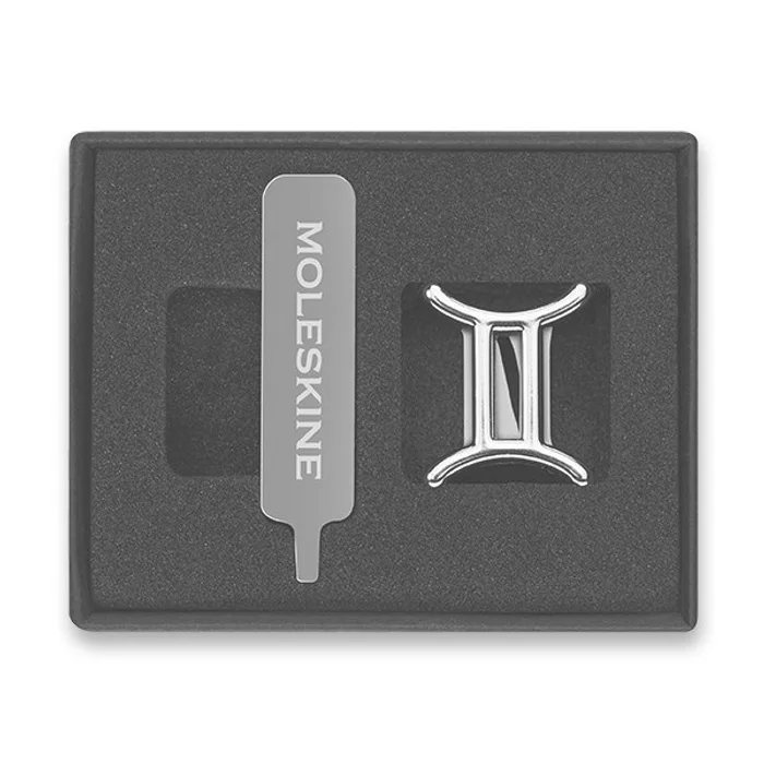 Hlavný obrázok produktu Ozdoba na zápisník Moleskine symboly zvěrokruhu Blíženci (22. 5. - 21. 6. )