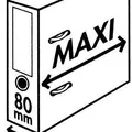 Ďalší obrázok produktu Pákový pořadač "Standard Plus", ochranné spodné kovanie, 80 mm, A4, PP, ESSELTE