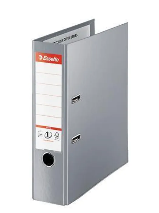 Hlavný obrázok produktu Pákový pořadač "Standard Plus", ochranné spodní kování, šedá, 80 mm, A4, PP, ESSELTE