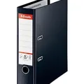 Ďalší obrázok produktu Zakladač pákový Standard Plus, ochranné spodné kovanie, Vivida čierna, 80 mm, A4, PP, ESSEL